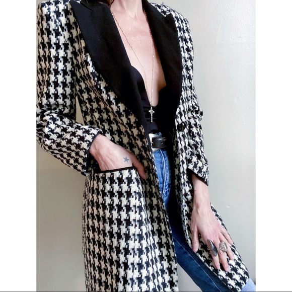 Vintage houndstooth jacket - Picture 4 of 10